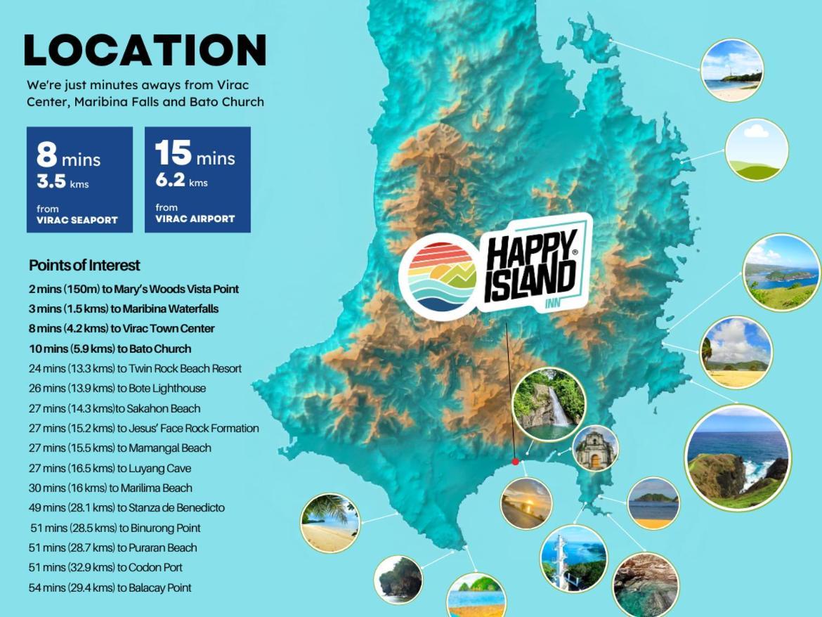 Happy Island Inn Virac 外观 照片